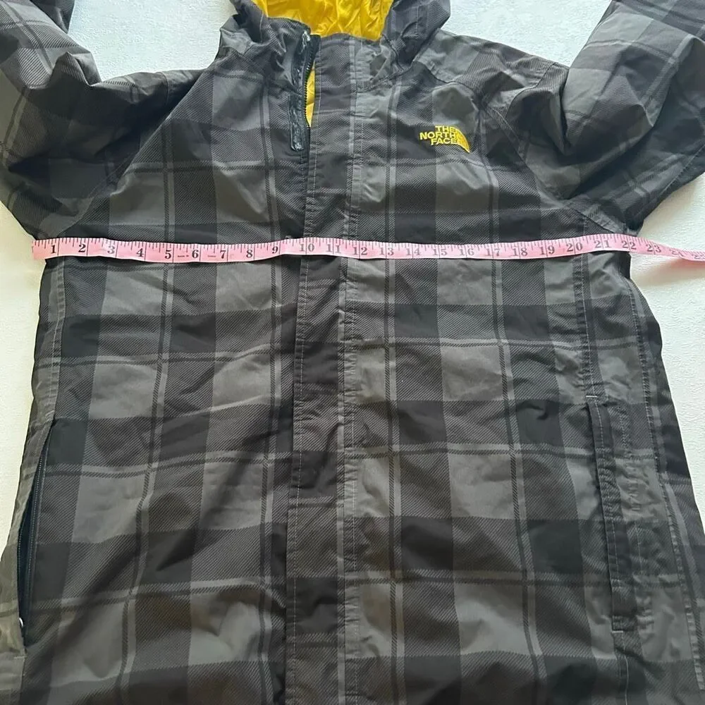 The North Face Boys XL 18/20 HyVent 3-in-1 Triclimate Plaid Jacket
